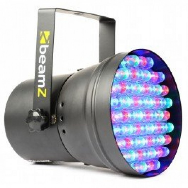 Светлинен ефект PAR 36 DMX spot Bk 55x 10мм. RGB LEDs